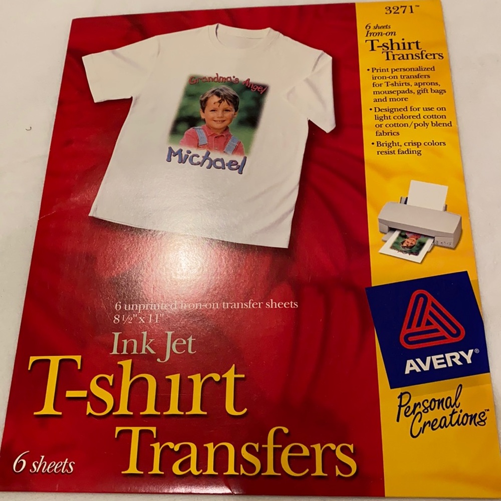 Avery T-Shirt Transfers